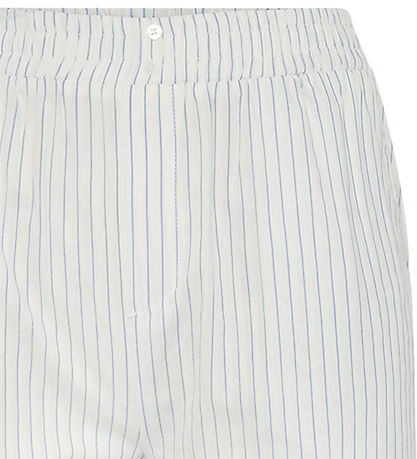 Grunt Bukser - GrfGoea - Blå/Hvidstribet