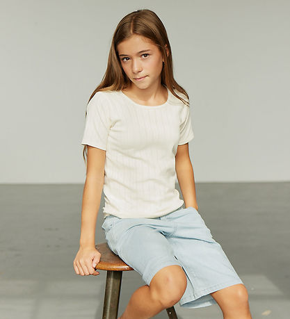 Sofie Schnoor Shorts - Yvonnesy - Blue Denim Stripe