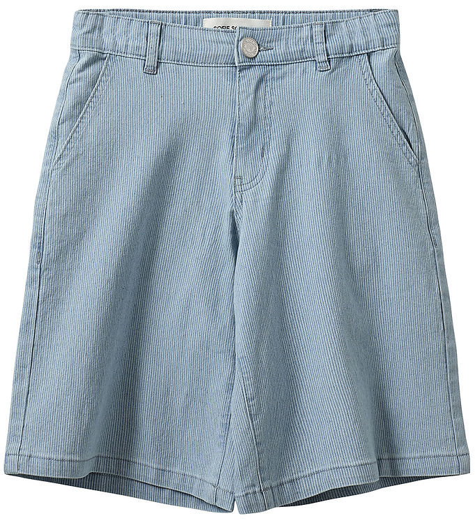 Sofie Schnoor Yvonnesy Shorts - Blue Denim Stripe