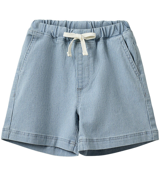 Sofie Schnoor Stormsk Shorts - Blue Denim Stripe
