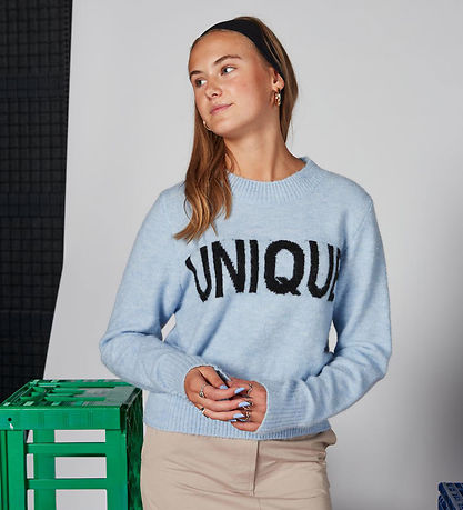 Hound Bluse - Strik - Light Blue Hound Bluse - Strik - Light Blue