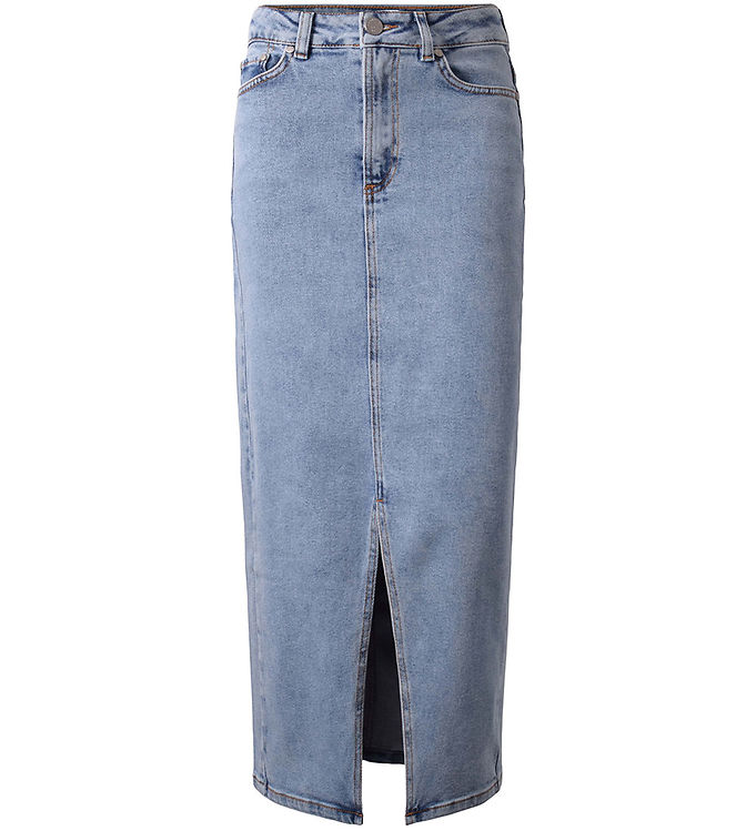 Hound Nederdel - Maxi Denim - Light Blue Used