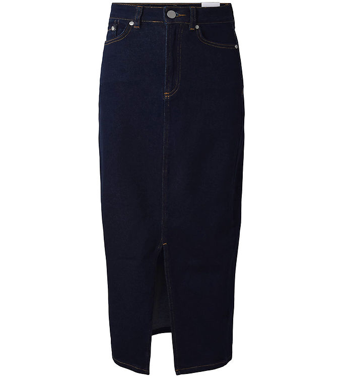 Hound Nederdel - Maxi Denim - Dark Blue Used