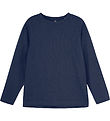 En Fant Bluse - Rib - Indigo Blue En Fant Bluse - Rib - Indigo Blue
