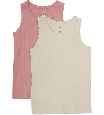 En Fant Undershirt - 2-Pack - Ash Rose