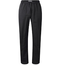 Hound Bukser - Bomuld/Hør - Sort Hound Bukser - Bomuld/Hør - Sort