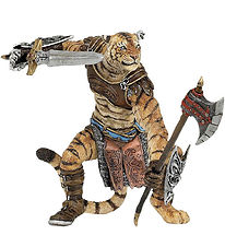 Papo Mutant Tiger m. Økse Og Sværd - H: 10 cm Papo Mutant Tiger m. Økse Og Sværd - H: 10 cm