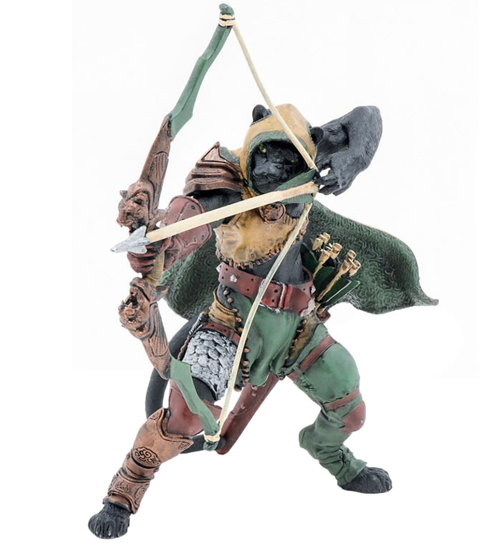 Papo Mutant Panther m. Pfeil und Bogen - H: 12 cm - Papo - One Size - Spielzeugfiguren