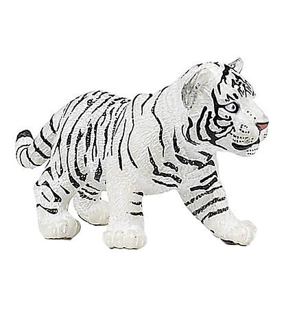 Papo Hvid Tigerunge - H: 3,3 cm Papo Hvid Tigerunge - H: 3,3 cm
