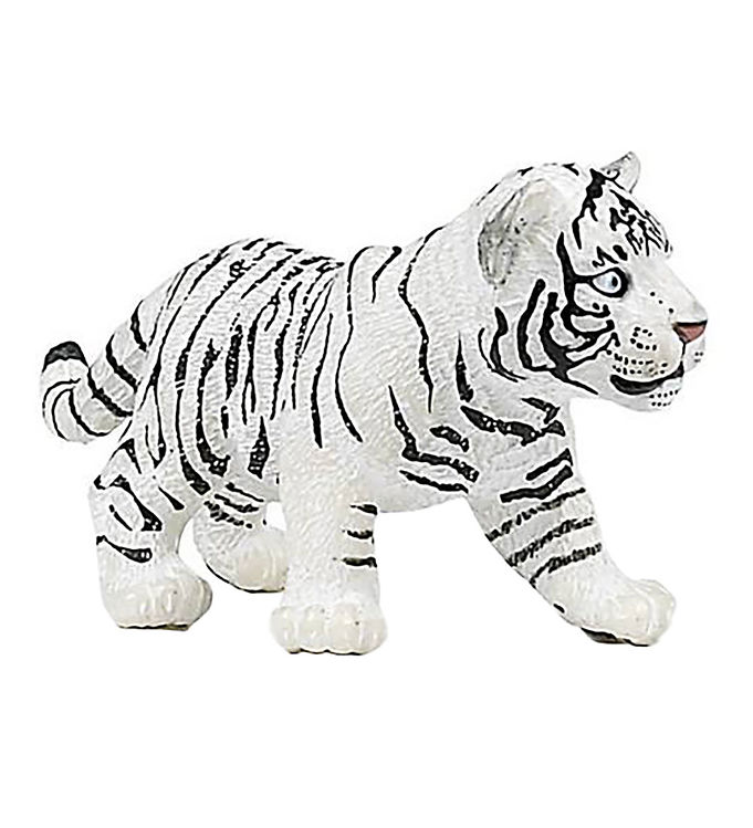 Papo Hvid Tigerunge - H: 3,3 cm