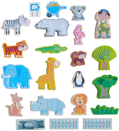 HABA Play World Legetøj - 23 Dele - Zoo HABA Play World Legetøj - 23 Dele - Zoo