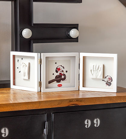 Tiny Love Aftryksæt - Hånd/Fod - Dobbeltramme - Hvid