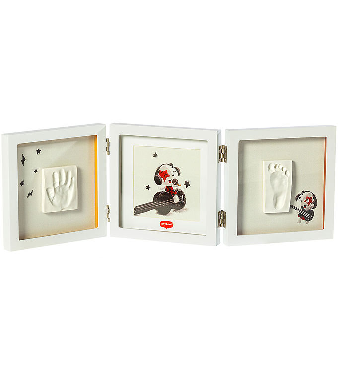Tiny Love Aftryksæt - Hånd/Fod - Dobbeltramme - Hvid