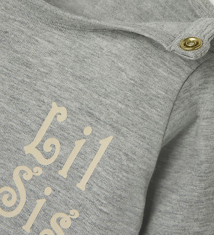 Name It Body l/æ - NbfLaby - Grey Melange