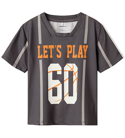 Name It T-shirt - NmmTeklan - Lava Smoke Name It T-shirt - NmmTeklan - Lava Smoke