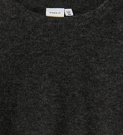 Name It Bluse - Strik - NkmTalils - Dark Grey Melange