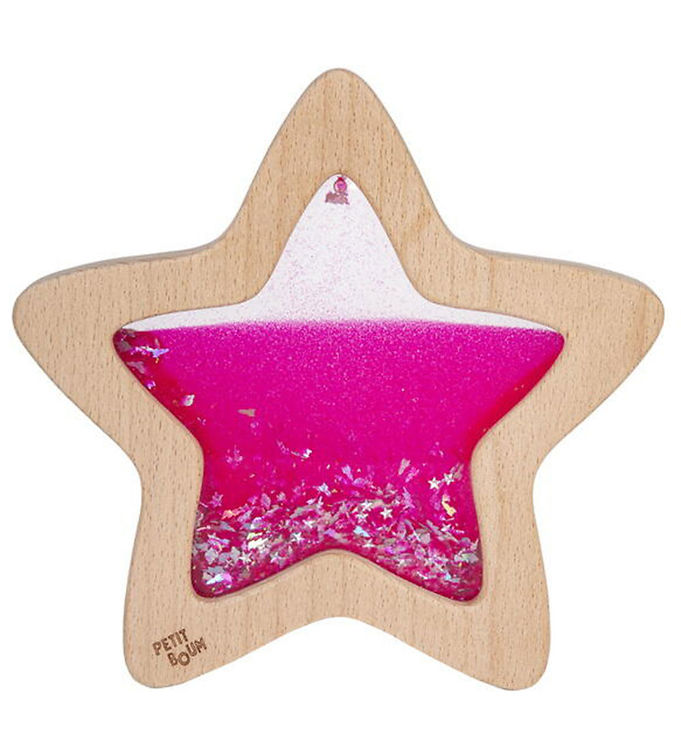 Petit Boum Sanselegetøj – Træ – Flow Star – Pink