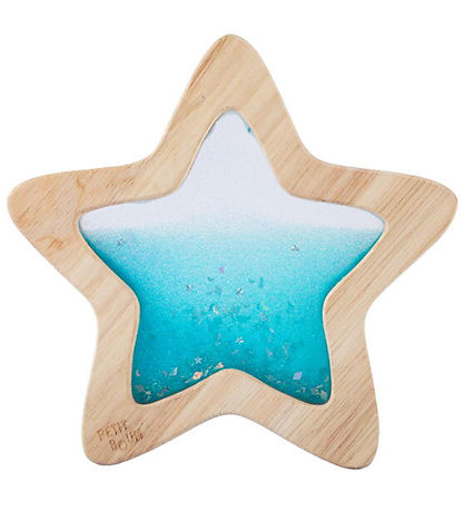 Petit Boum Sanselegetøj - Træ - Flow Star - Blå