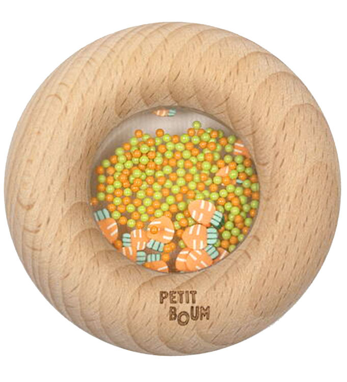 Petit Boum Sanselegetøj – Træ – Donut – Gulerødder