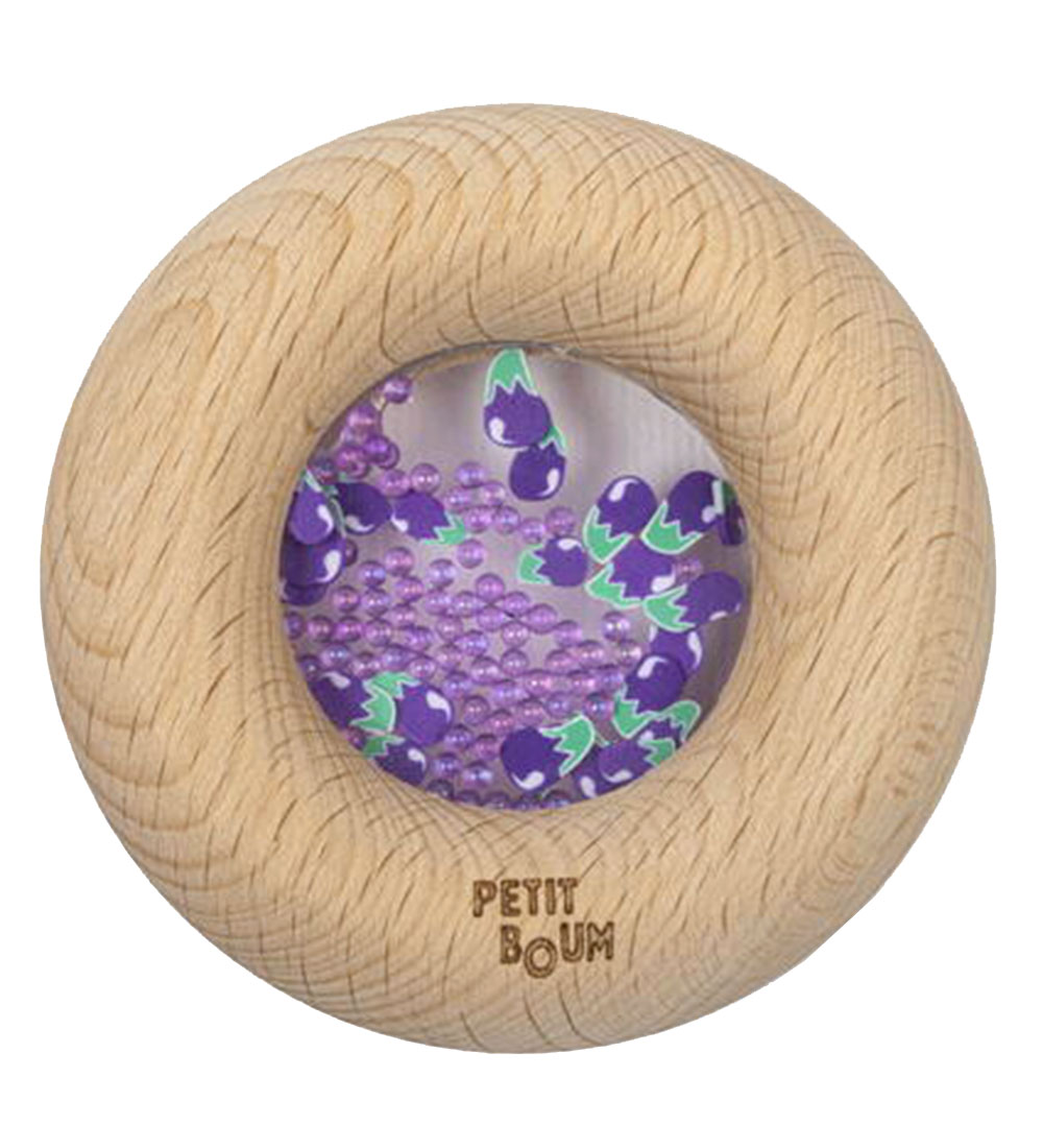 Petit Boum Sensorisches Spielzeug - Holz - Donut - Auberginen - Petit Boum - One Size - Spielzeug