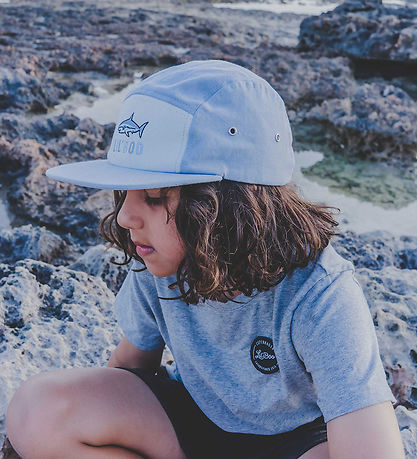 Lil' Boo Copenhagen Kasket - Shark 5 - Cloudy Blue