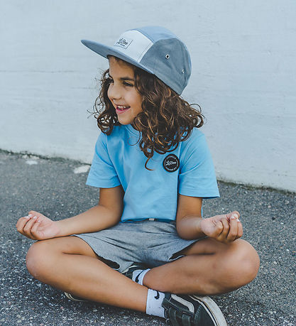 Lil' Boo Copenhagen Kasket - Block Cloud 5 - Blue/Grey/Off White