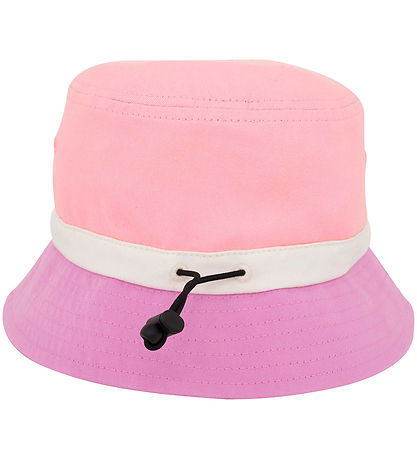 Lil' Boo Copenhagen Bøllehat - Block - Pink/Lilla