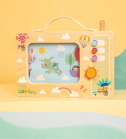 Lilliputiens Animated Music Box - Wood - Flying Joe