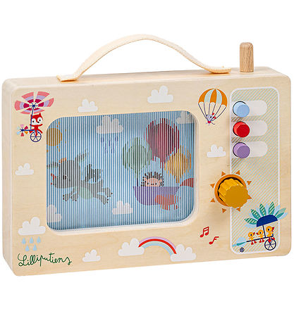 Lilliputiens Animated Music Box - Wood - Flying Joe