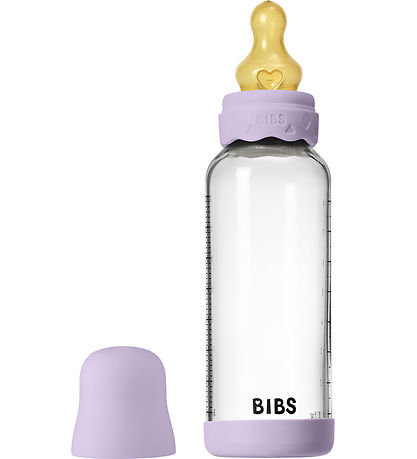BIBS Boheme Sutteflaske - 240 ml - Glas/Naturgummi - Violet Sky BIBS Boheme Sutteflaske - 240 ml - Glas/Naturgummi - Violet Sky