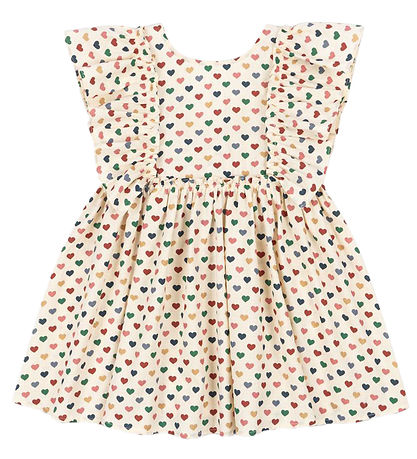 Konges Sløjd Kjole - Evia Bow - Coeur Color Konges Sløjd Kjole - Evia Bow - Coeur Color