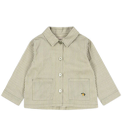 Konges Sløjd Denimjakke - Frankie - Tea Stripe Konges Sløjd Denimjakke - Frankie - Tea Stripe