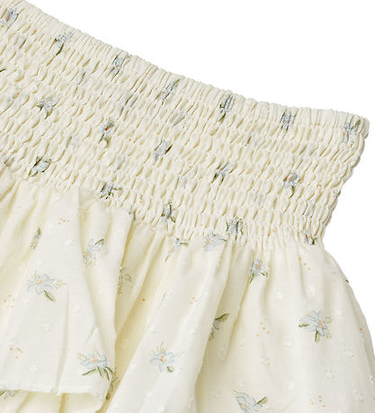 Wheat Nederdel - Hilary - Blue Flowers