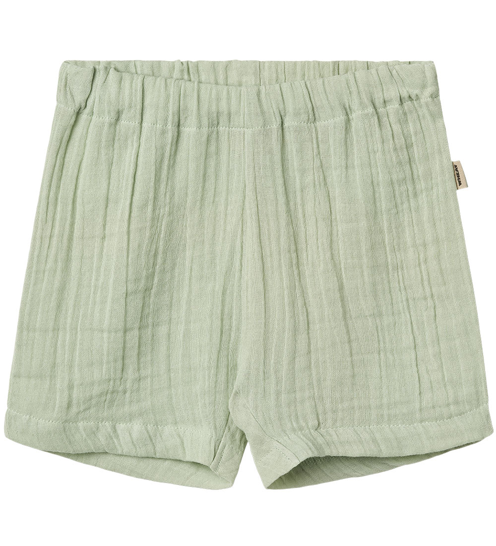 Wheat Shorts - Musselin - Luca - Soft Minze - Wheat - 74 - Shorts