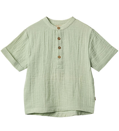 Wheat Shirt - Muslin - Svend - Soft Mint