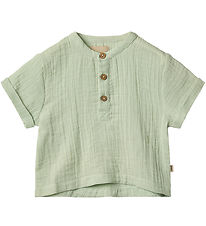Wheat Skjorte - Musselin - Svend - Soft Mint
