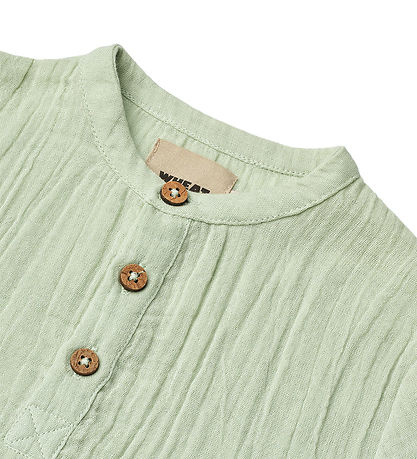 Wheat Skjorte - Musselin - Svend - Soft Mint Wheat Skjorte - Musselin - Svend - Soft Mint