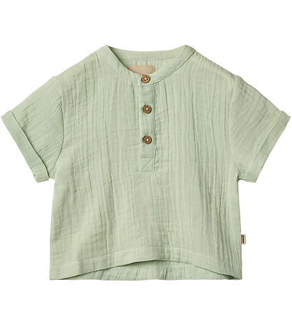 Wheat Skjorte - Musselin - Svend - Soft Mint Wheat Skjorte - Musselin - Svend - Soft Mint