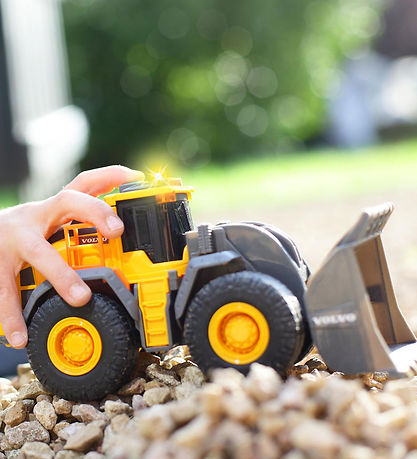 Dickie Toys Arbejdsbil - Volvo Wheel Loader - Lys/Lyd