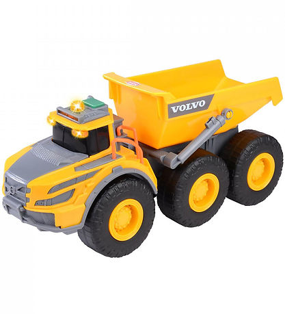 Dickie Toys Arbejdsbil - Volvo Articulated Hauler - Lys/Lyd