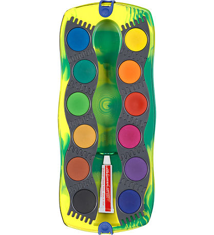 Faber-Castell Vandfarve - Dinosaur - 12 Farver + Chinese White