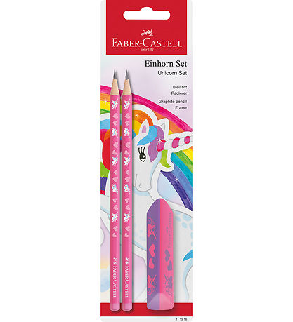 Faber-Castell Blyantsæt - 3 Dele - Unicorn