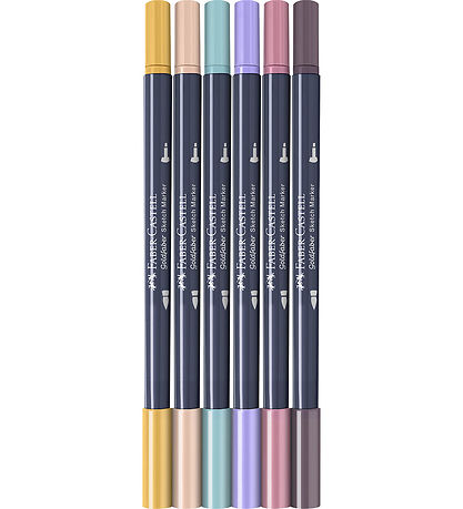 Faber-Castell Tuscher - 6 Stk. - Goldfaber Sketch - Fashion