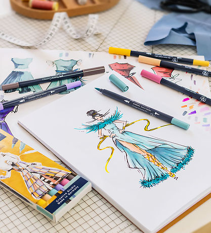 Faber-Castell Tuscher - 6 Stk. - Goldfaber Sketch - Fashion