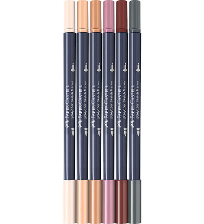 Faber-Castell Tuscher - 6 Stk. - Goldfaber Sketch - Portrait Faber-Castell Tuscher - 6 Stk. - Goldfaber Sketch - Portrait