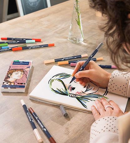 Faber-Castell Tuscher - 6 Stk. - Goldfaber Sketch - Portrait Faber-Castell Tuscher - 6 Stk. - Goldfaber Sketch - Portrait