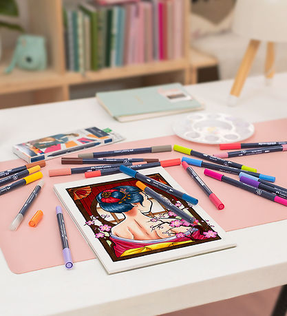 Faber-Castell Tuscher - 6 Stk. - Goldfaber Sketch - Manga Faber-Castell Tuscher - 6 Stk. - Goldfaber Sketch - Manga
