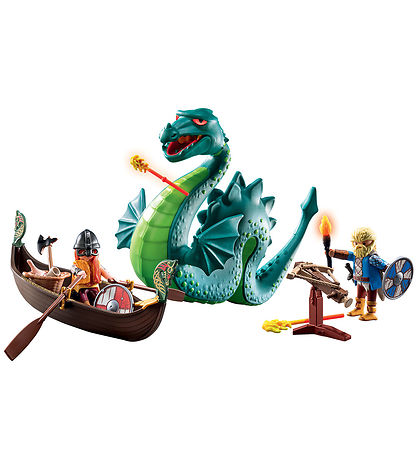 Playmobil - Vikings with Sea Monster - 71830 - 40 Parts