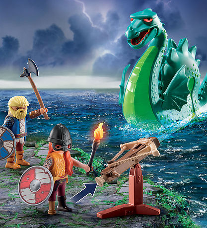 Playmobil - Vikings with Sea Monster - 71830 - 40 Parts