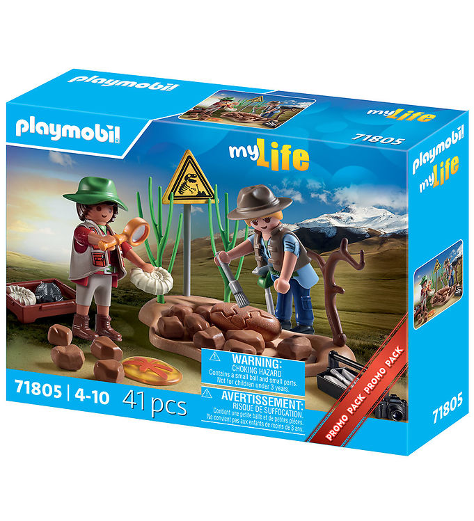 Playmobil My Life - Palæontologi-udgravning - 71805 - 41 Dele
